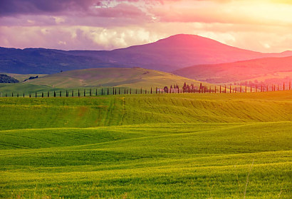 Fototapeta Zelená panoráma 1391